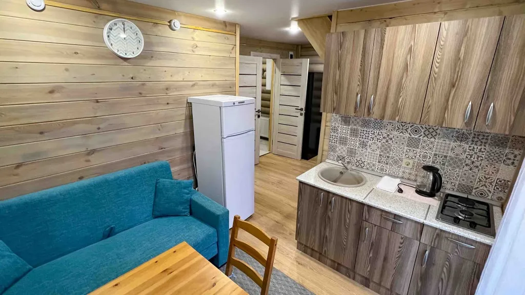 База отдыха 72m2 — чан, кухня, Wi-Fi