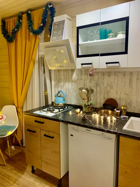 Дом 40m2 — чан, кухня, Wi-Fi