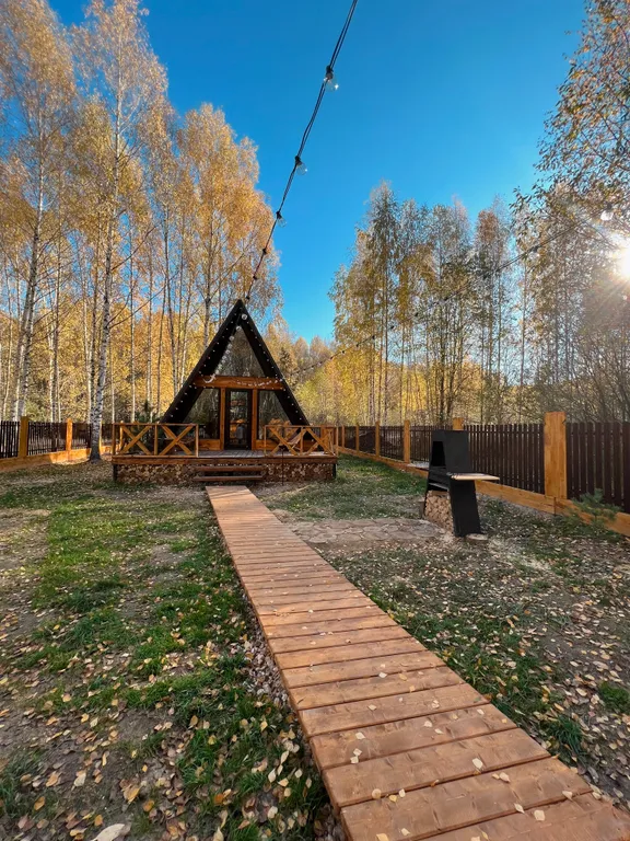 Глэмпинг 50m2 — чан, кухня, Wi-Fi