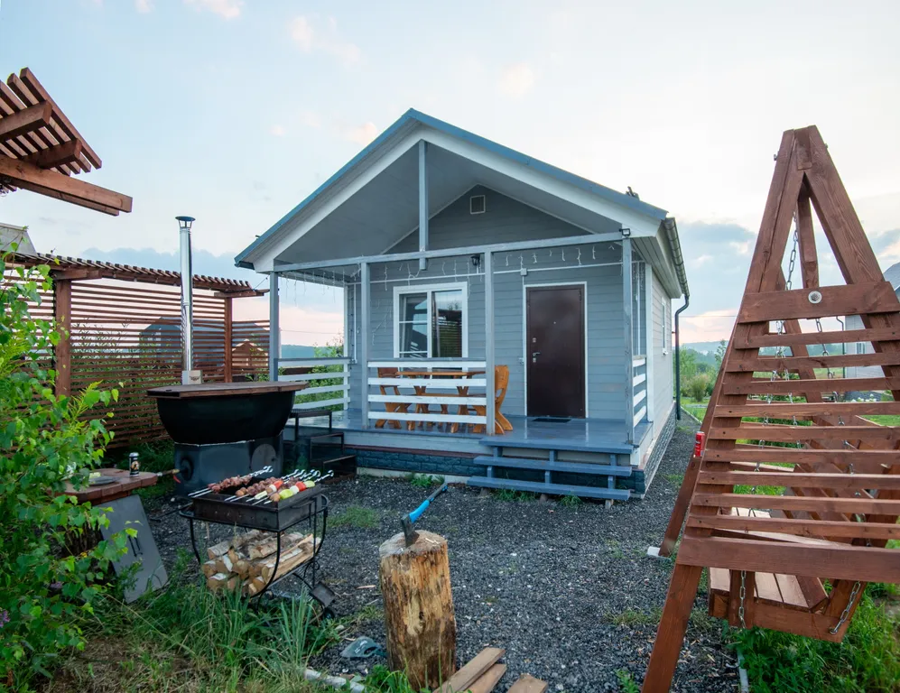 Дом 36m2 — чан, кухня, Wi-Fi