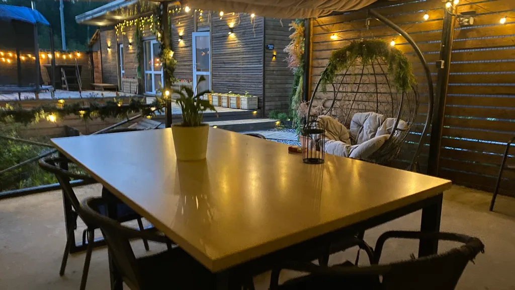 Дом 60m2 — чан на улице, кухня, Wi-Fi