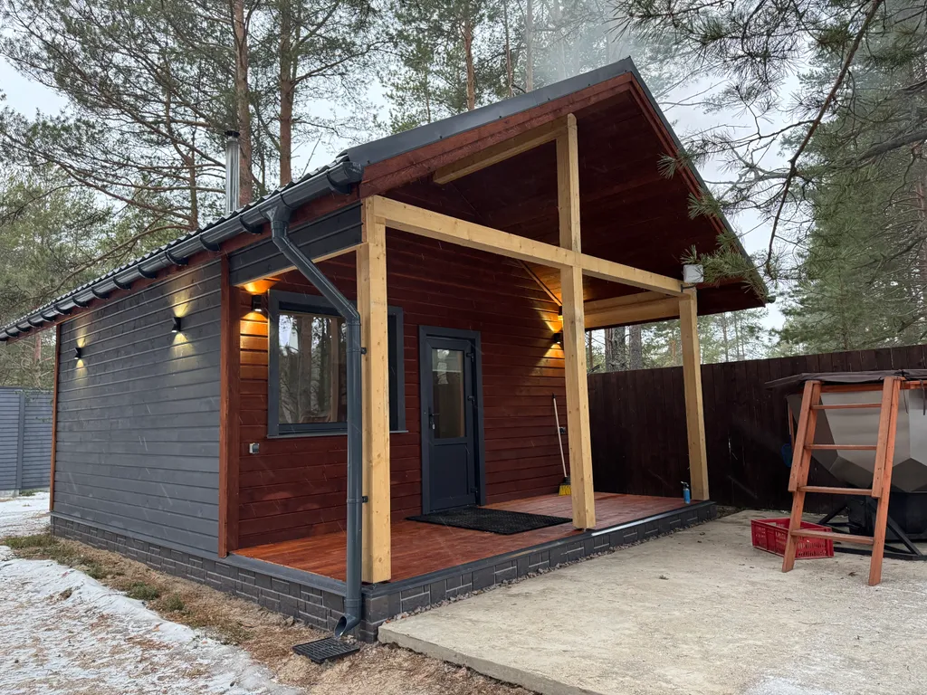 Дом 41m2 — чан, кухня, Wi-Fi