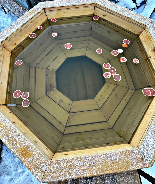 Глэмпинг 60m2 — чан, кухня, Wi-Fi