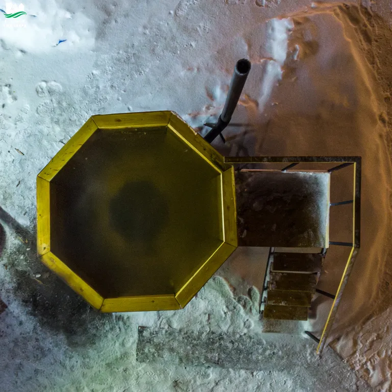 Глэмпинг 60m2 — чан, кухня, Wi-Fi