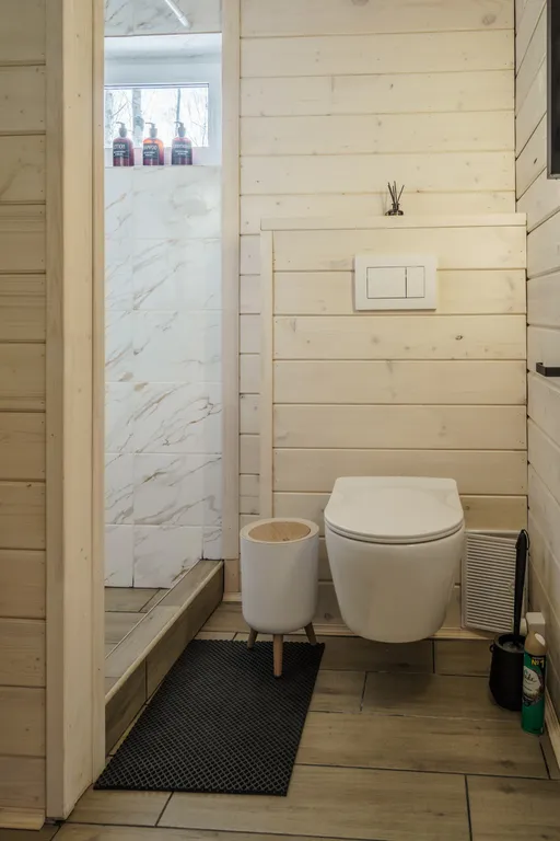 Дом 63m2 — чан на террасе, кухня, Wi-Fi