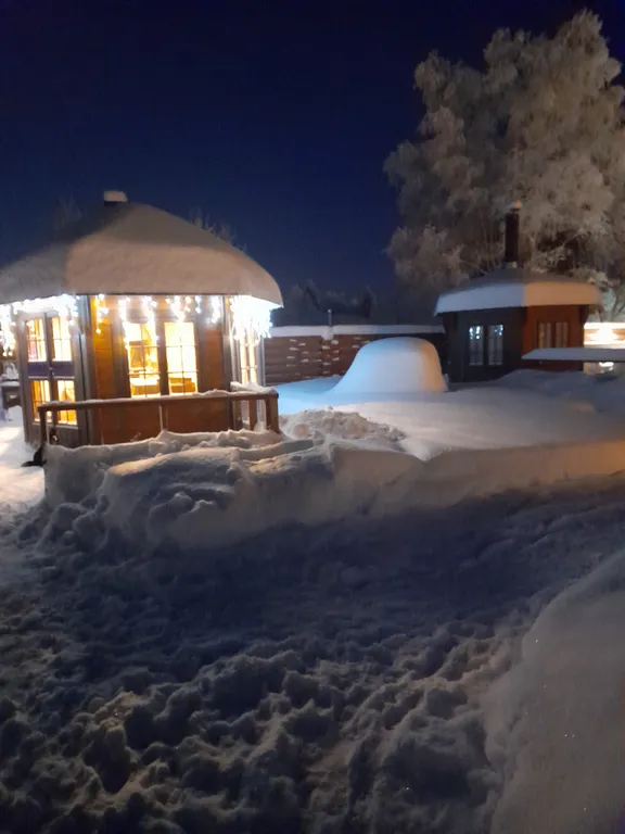 Дом 32m2 — чан, кухня, Wi-Fi