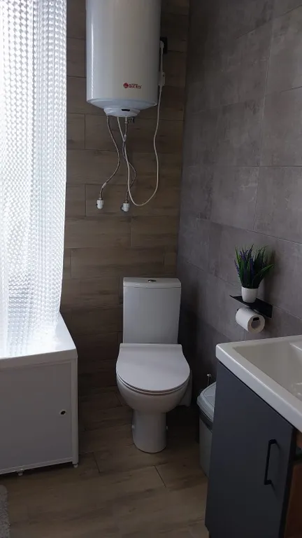 Дом 60m2 — чан, терраса, детская площадка