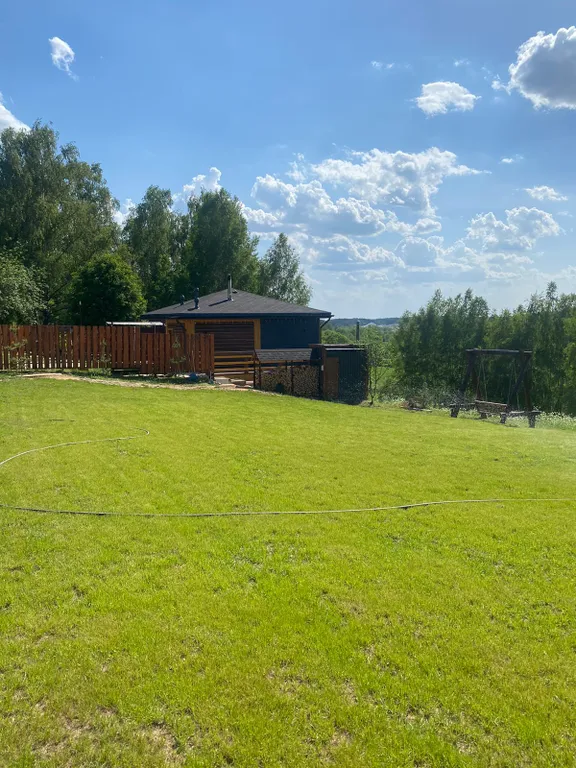 Дом 80m2 — чан, кухня, панорамные окна