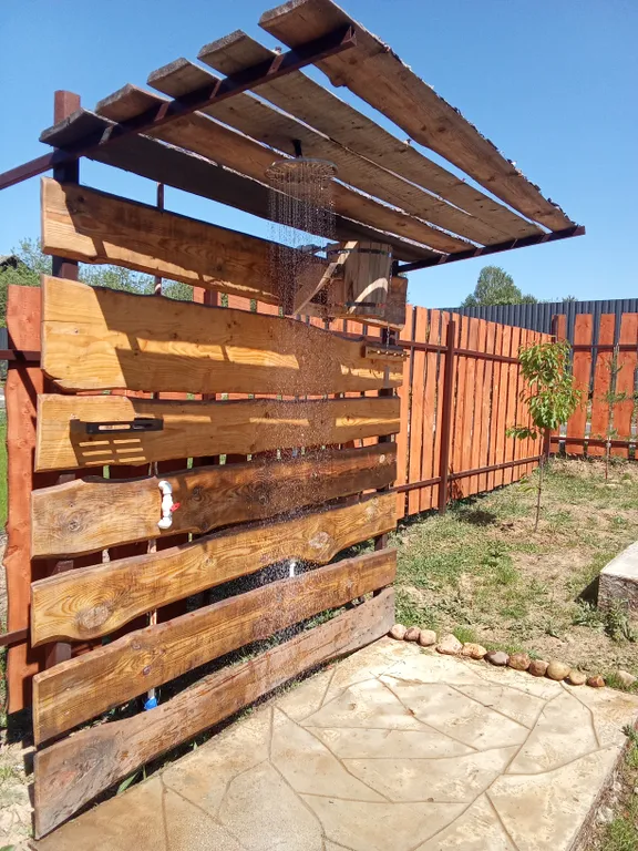 Дом 80m2 — чан, кухня, панорамные окна