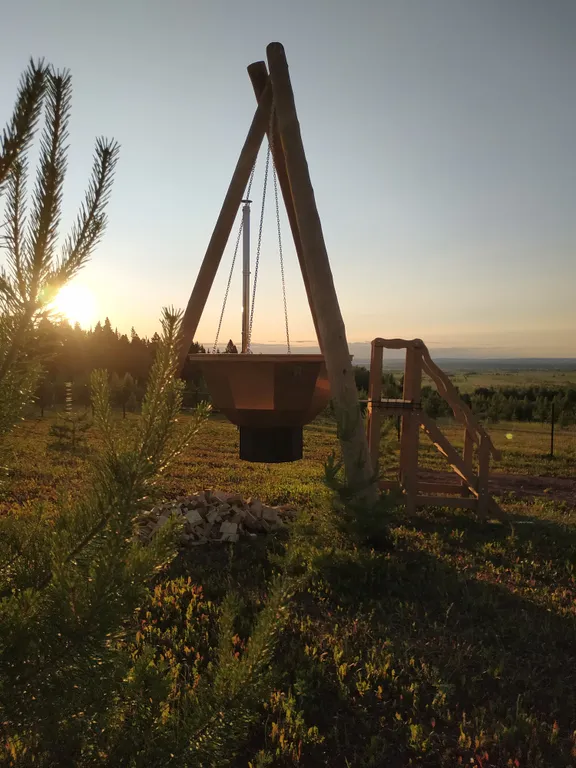Дом 44m2 — чан, кухня, Wi-Fi