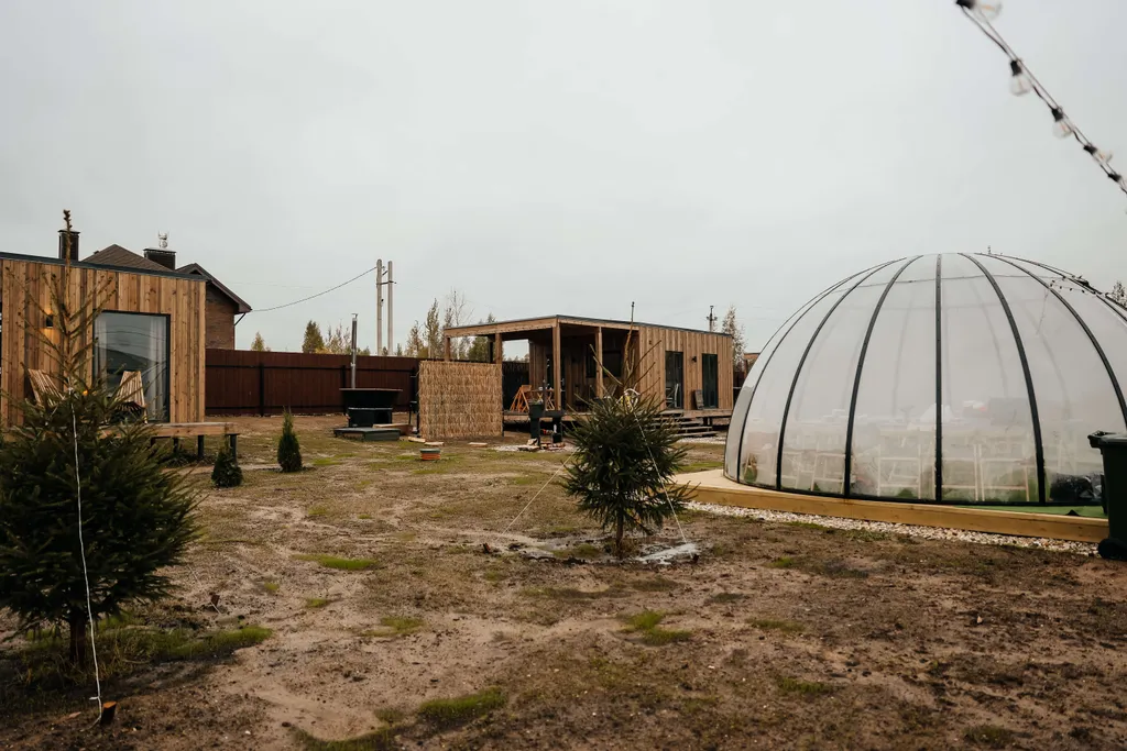 Глэмпинг 280m2 — чан, кухня, Wi-Fi