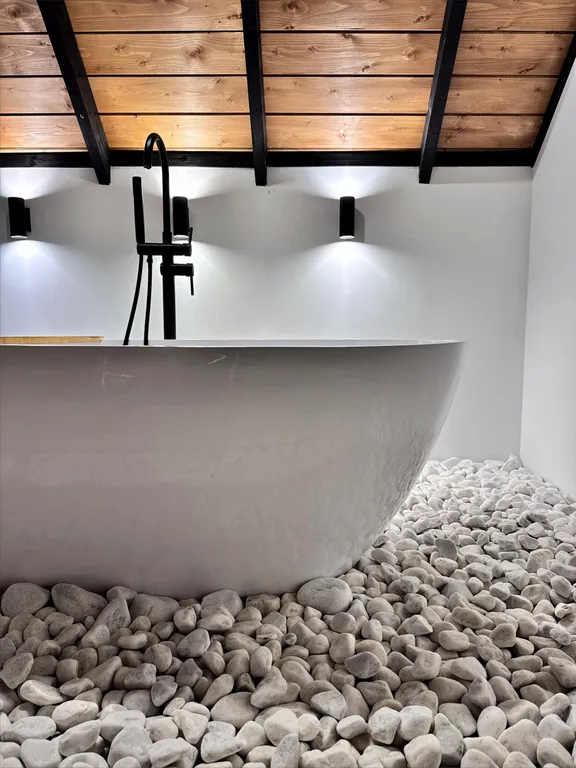 Дом 70m2 — чан, уличное джакузи, мангальная зона