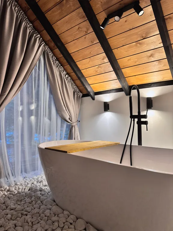 Дом 70m2 — чан, уличное джакузи, мангальная зона