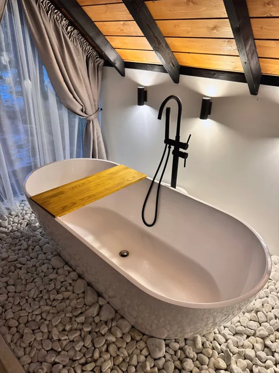 Дом 70m2 — чан, уличное джакузи, мангальная зона