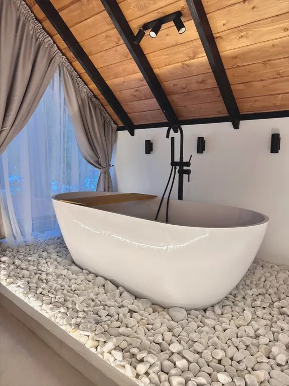 Дом 70m2 — чан, уличное джакузи, мангальная зона
