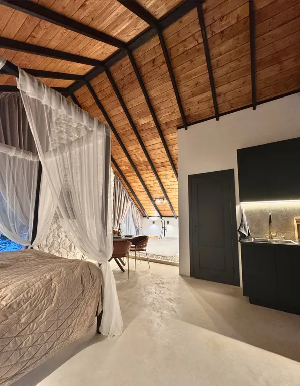 Дом 70m2 — чан, уличное джакузи, мангальная зона