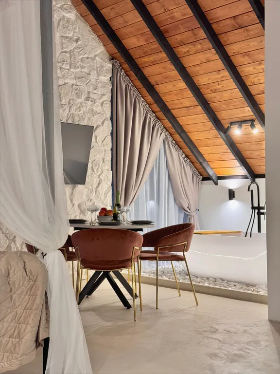 Дом 70m2 — чан, уличное джакузи, мангальная зона