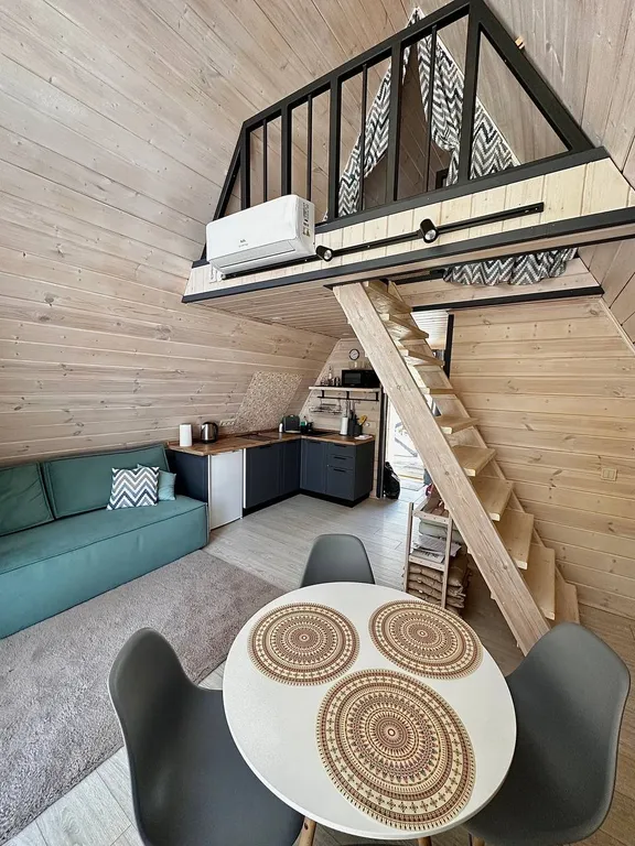 Дом 42m2 — чан, кухня, Wi-Fi
