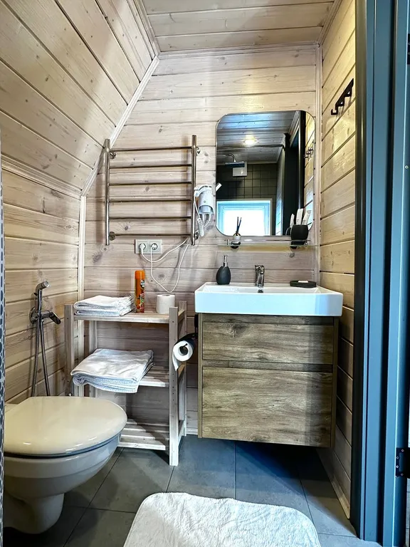 Дом 42m2 — чан, кухня, Wi-Fi