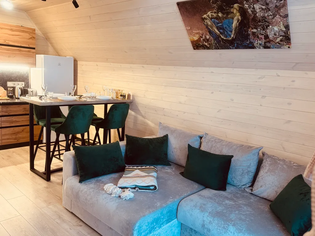 Дом 46m2 — чан, кухня, Wi-Fi