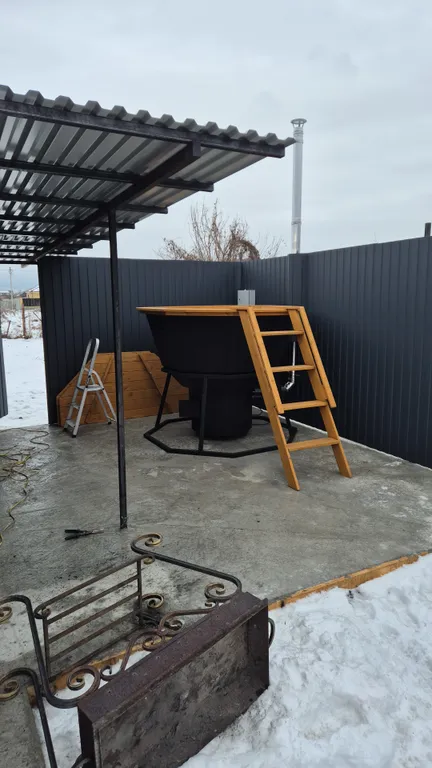 Дом 60m2 для пар — чан, кухня, Wi-FI