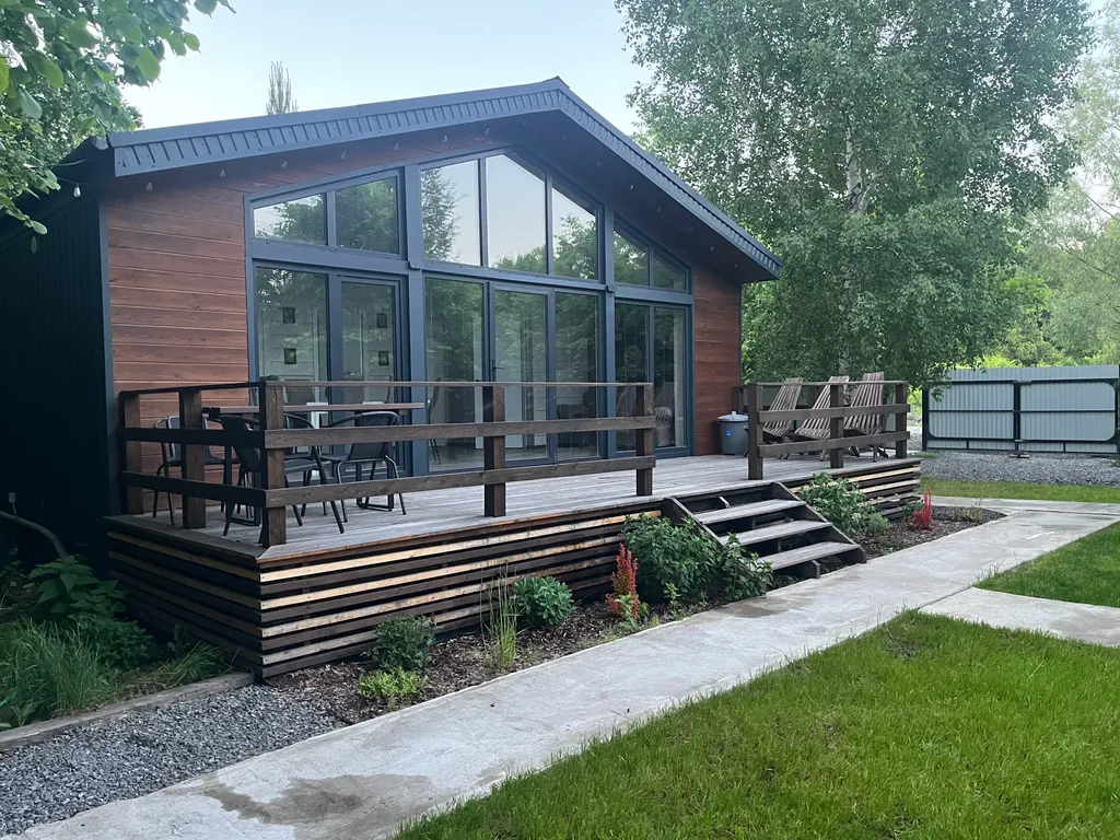 База отдыха 65m2 — чан, кухня, Wi-Fi