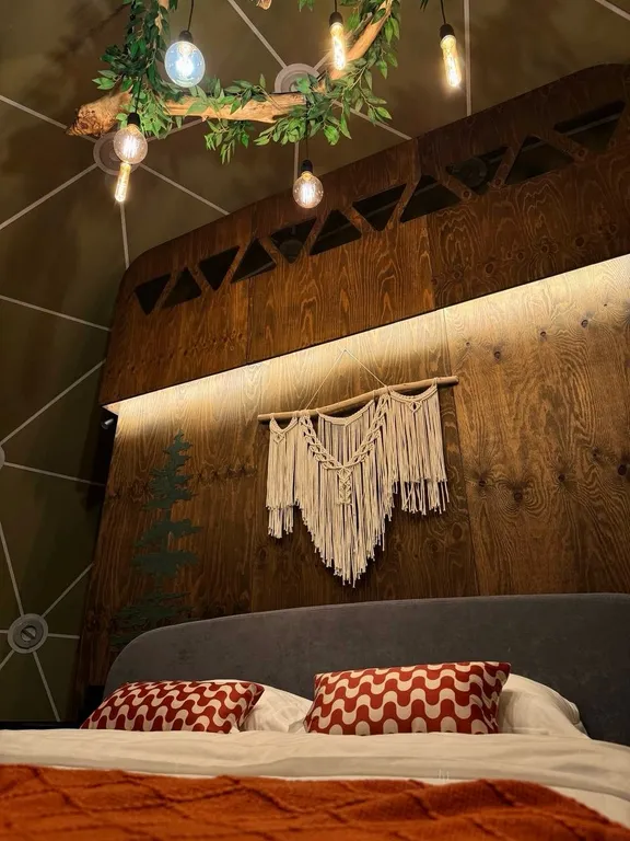 Глэмпинг 30m2 — с кухней, с Wi-Fi, до 3 гостей