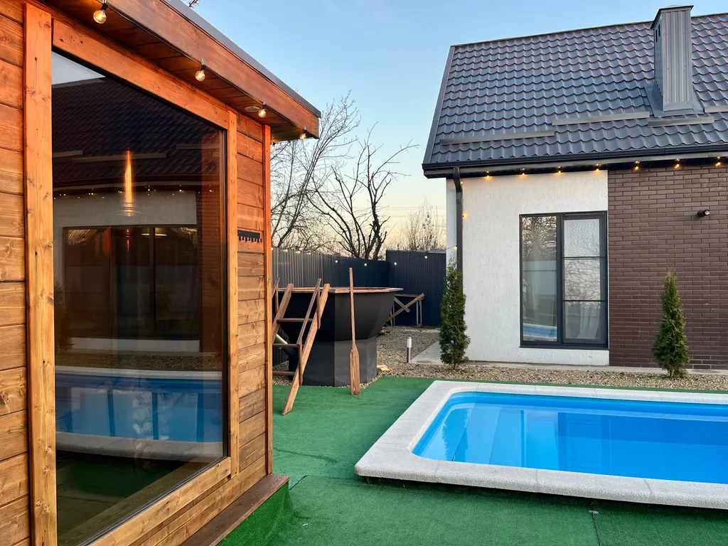 Дом 120m2 — чан, кухня, Wi-Fi
