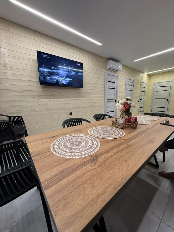 Дом 80m2 — чан, 2 спальни, терраса среди сосен