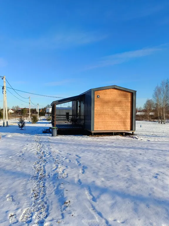 Дом 37m2 — чан, кухня, Wi-Fi