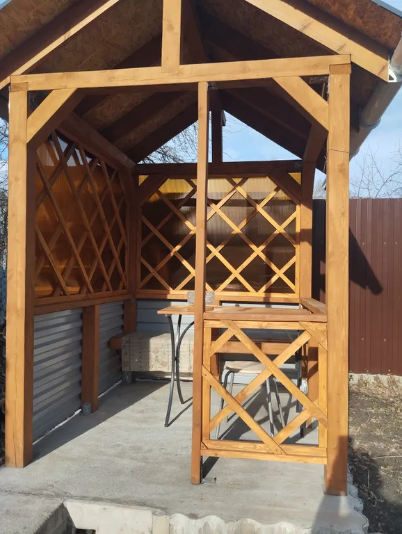 Дом 26m2 — чан, баня, закрытая территория