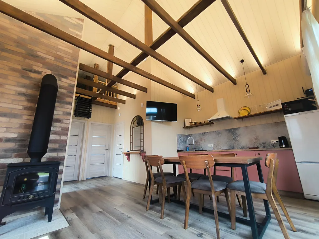 Дом 70m2 — чан, кухня, Wi-Fi