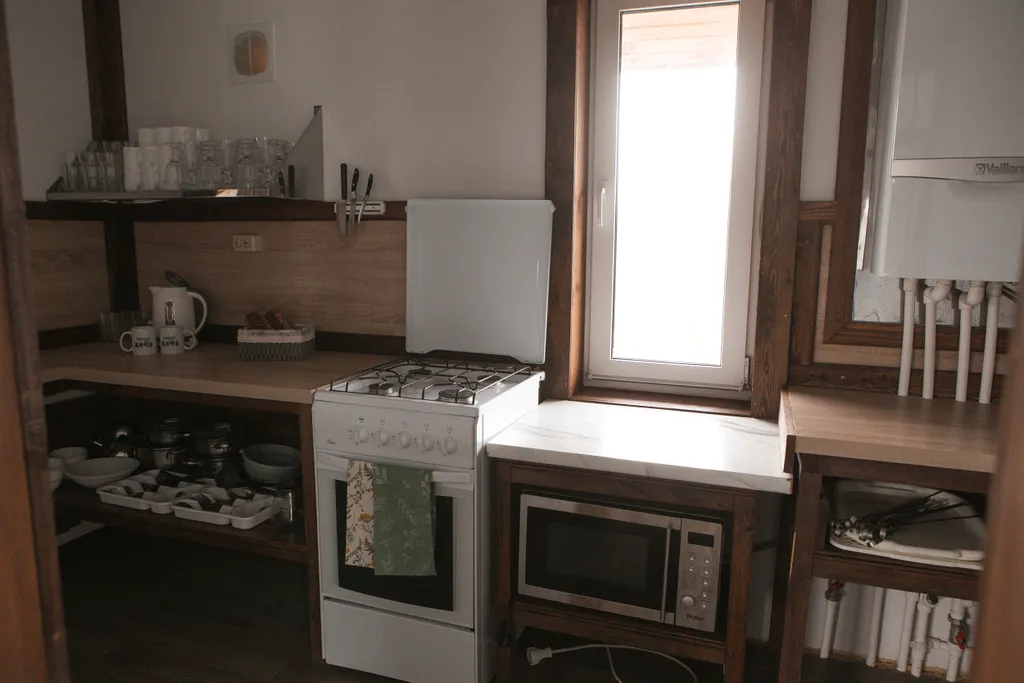 Дом 240m2 — чан, кухня, уникальная ретро-комната