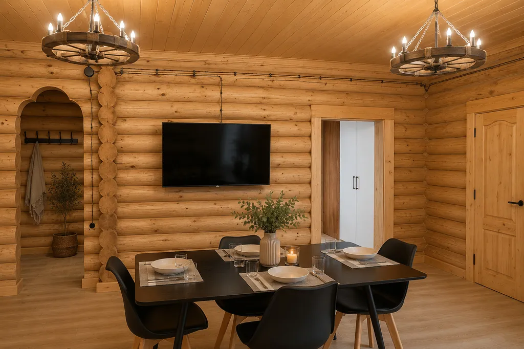 Дом 88m2 — финская сауна, кухня, Wi-Fi