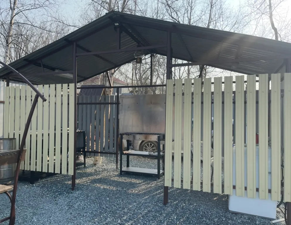 Дом 30m2 — чан, финская парилка, закрытая территория