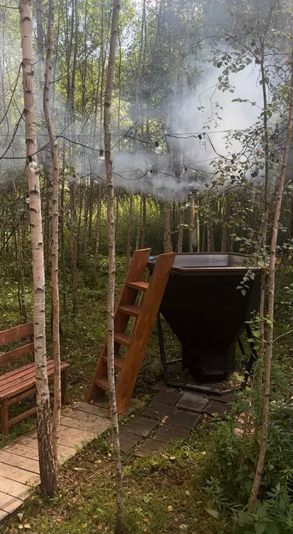Дом 55m2 — чан на дровах, кухня, Wi-Fi