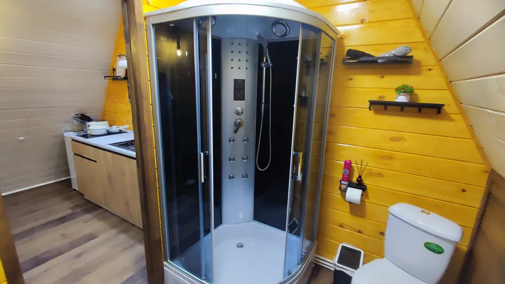 Дом 56m2 — чан, кухня, Wi-Fi