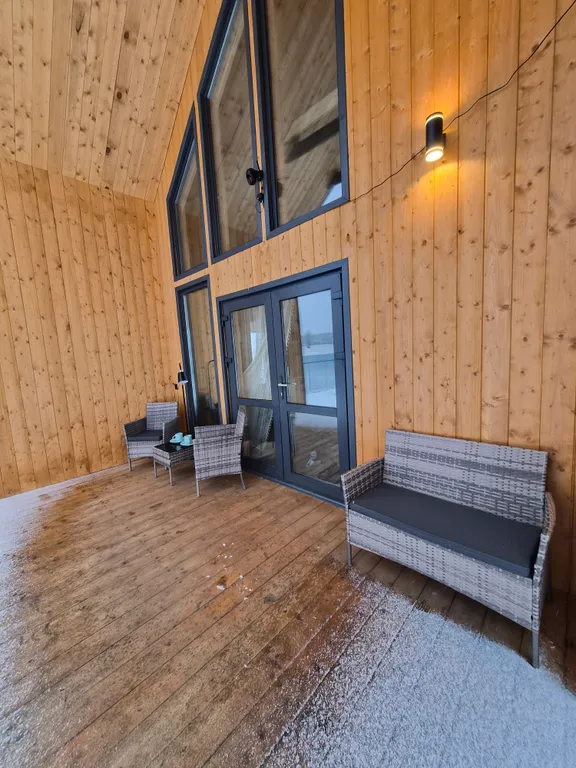 Дом 68m2 — чан, кухня, крытая терраса