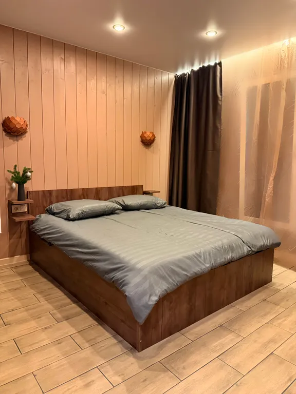 Дом 80m2 — чан, кухня, уединение в лесу