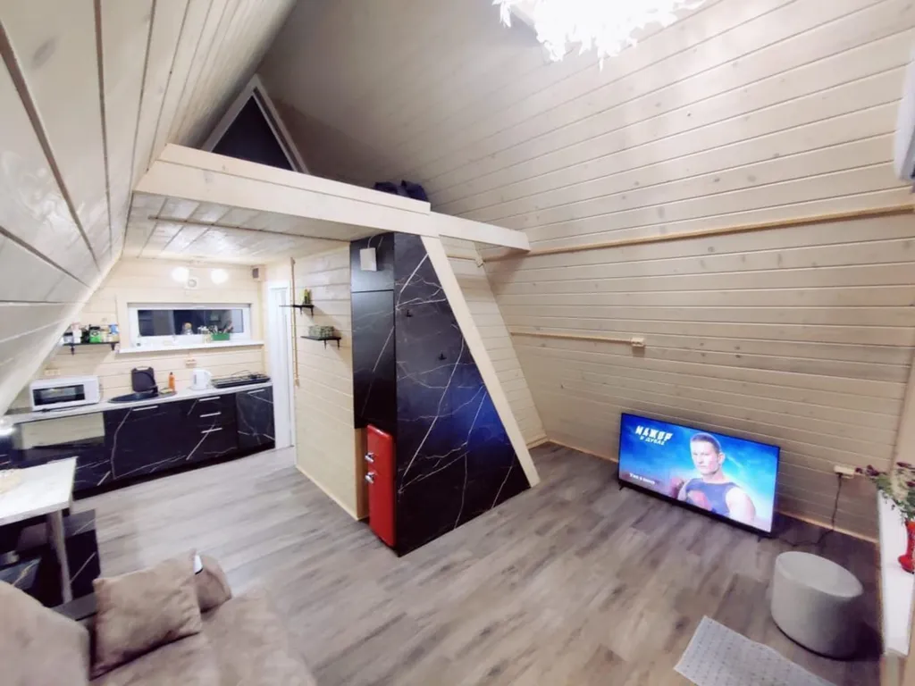 Глэмпинг 40m2 — чан, кухня, Wi-Fi