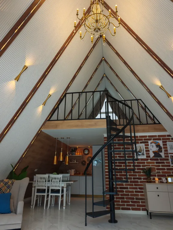 Дом 68m2 — чан с гейзером, кухня, Wi-Fi