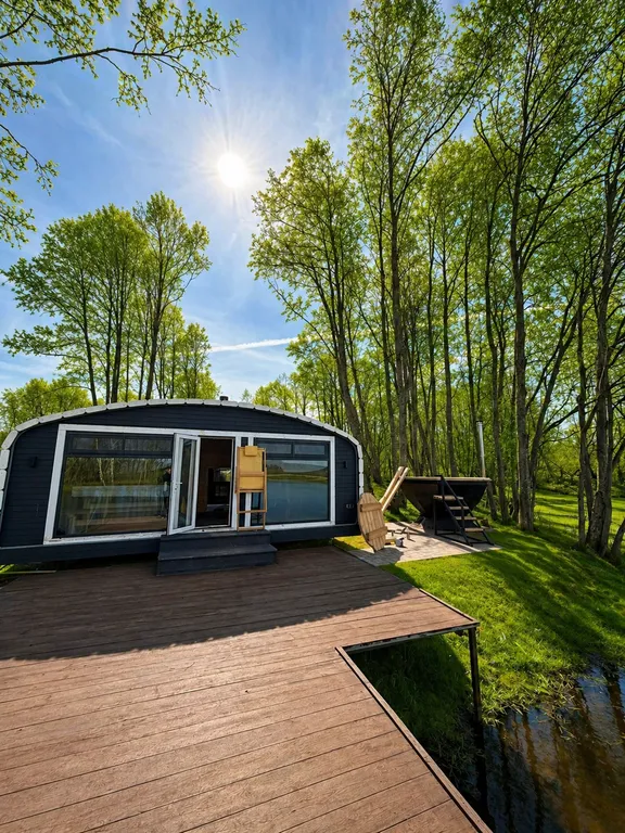 Дом 22m2 — чан, кухня, закрытая территория