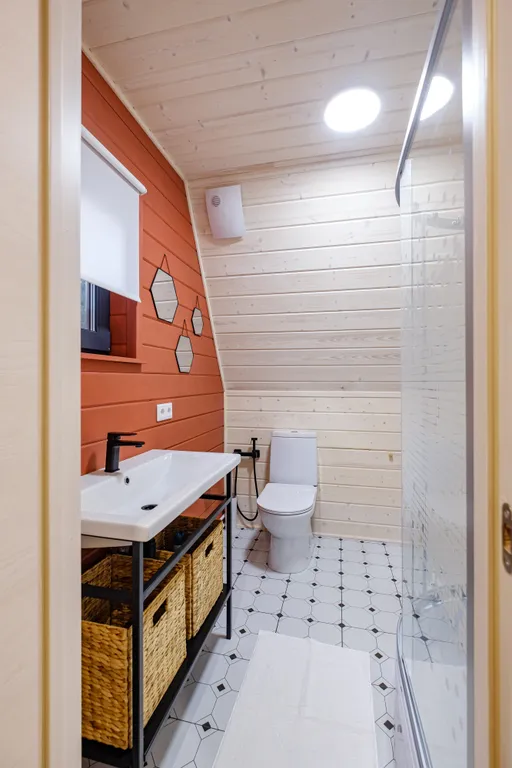 Дом 38m2 — чан, кухня, Wi-Fi