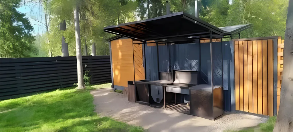 A-frame дом с чаном в лесу | 2 спальни | до 4 гостей.