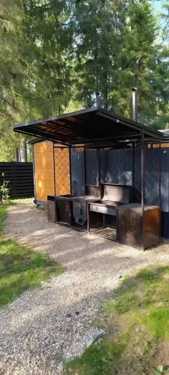 A-frame дом с чаном в лесу | 2 спальни | до 4 гостей.