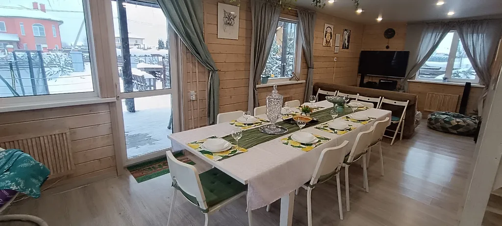 Дом 189m2 — чан, кухня, Wi-Fi