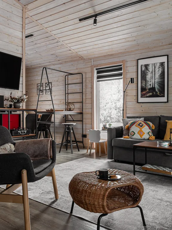 Дом 54m2 — чан, кухня, Wi-Fi